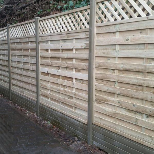 Composite Gravel Boards Lemon Fencing Fencing in Essex Garden