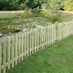 105.   Picket fencing