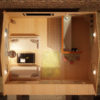 Dalton 44mm log cabin