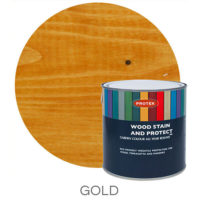 Gold wood stain & protector