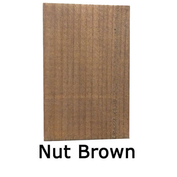 Nut-brown shed and fence