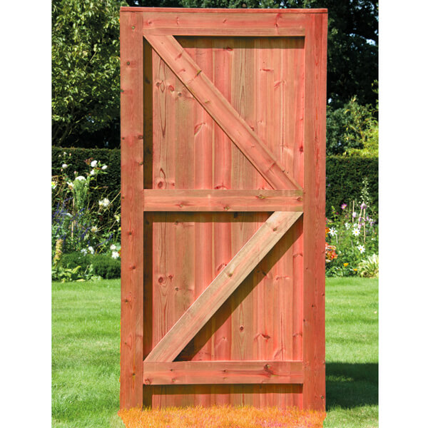 Framed tongue and groove gate