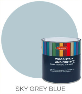 Sky Grey blue wood protector
