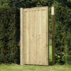 feather edge framed gate green