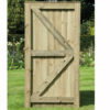 feather edge framed gate green