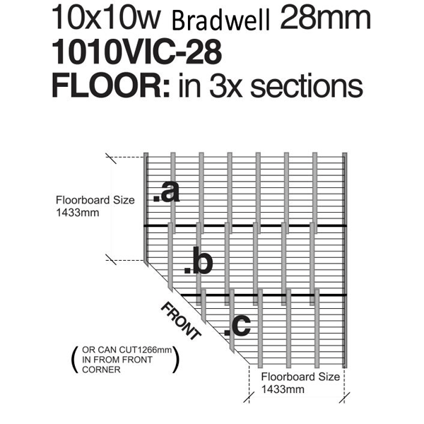 10x10w Bradwell Floorplan