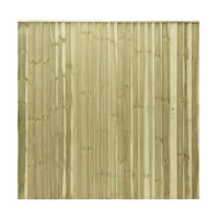 Framed Feather Edge Panel Green 1.83m x 1.8m