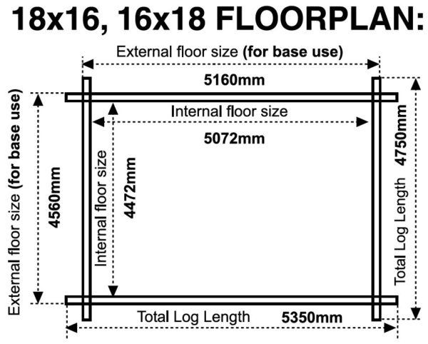 18x16 Floor plans