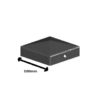 Metal post cap black 100mm