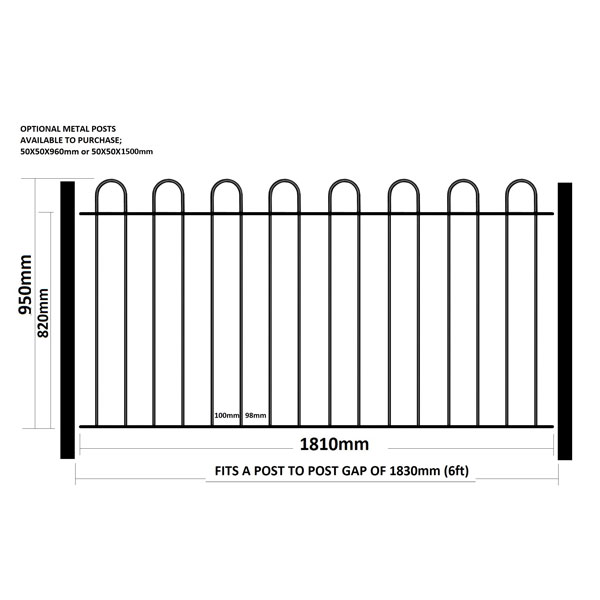 Court Hoop Top Panel Dimensions