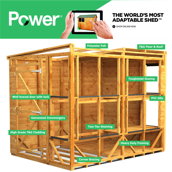 Power-Pent-Potting-Shed components