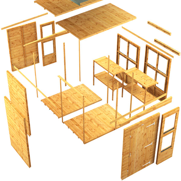 Power-Pent-Potting-Shed components