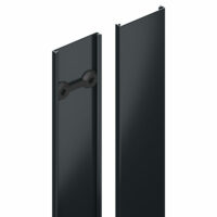 DURAPOST COVER STRIP 2.1M ANTHRACITE GREY