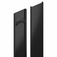 DURAPOST COVER STRIP 2.1M BLACK