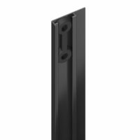 DURAPOST U CHANNEL COVER STRIP 2.1M BLACK