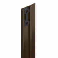 DURAPOST U CHANNEL COVER STRIP 2.1M SEPIA BROWN