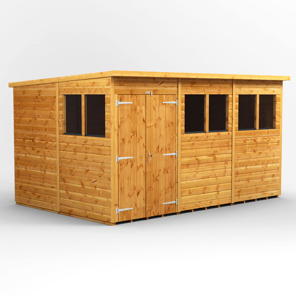 12x8-Power-pent-shed-double doors