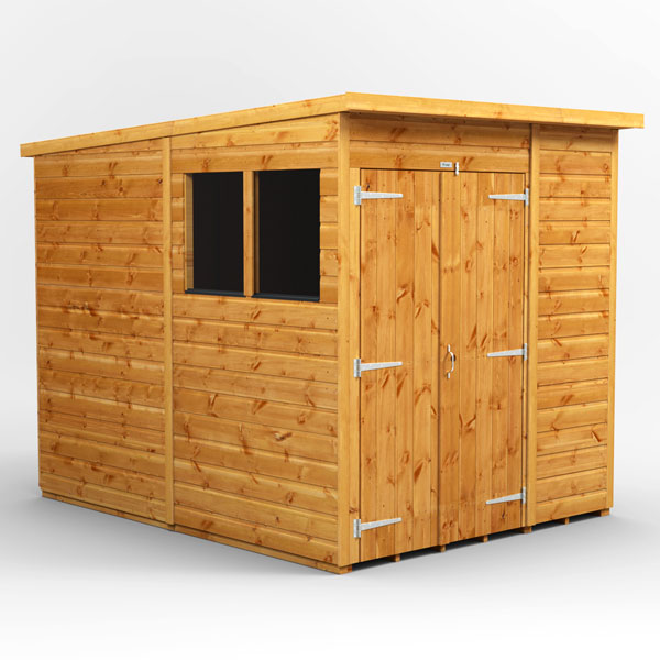 6x8-Power-pent-shed-double doors