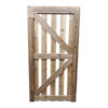 Framed green pale gate