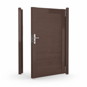 Durapost gate Sepia brown