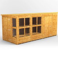 14x6 Power Pent Potting Shed Combi (includes 6ft Side Store)