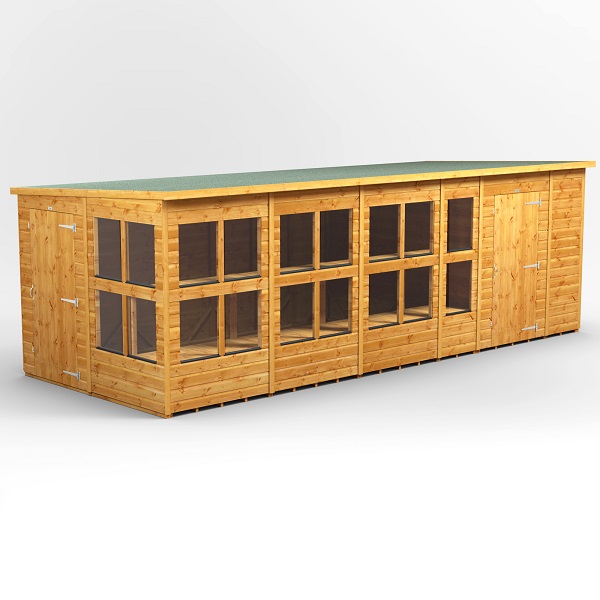 20x8 Power Pent Potting Shed Combi (includes 6ft Side Store)