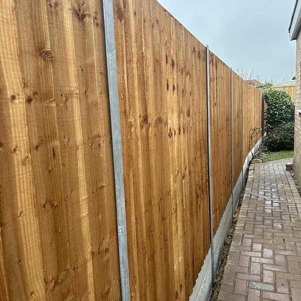 FE fencing with commercial DuraPost