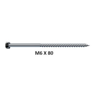 Coaach Screw M6 x 80