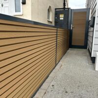 Natural Urban with Anthracite Grey rails gate to match