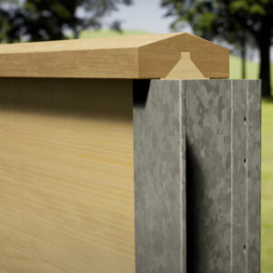 DuraPost Acoustic fence capping rail