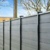 Graphite Vista with A.Grey posts and infills