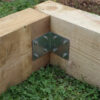 Sleeper pin angle bracket galv