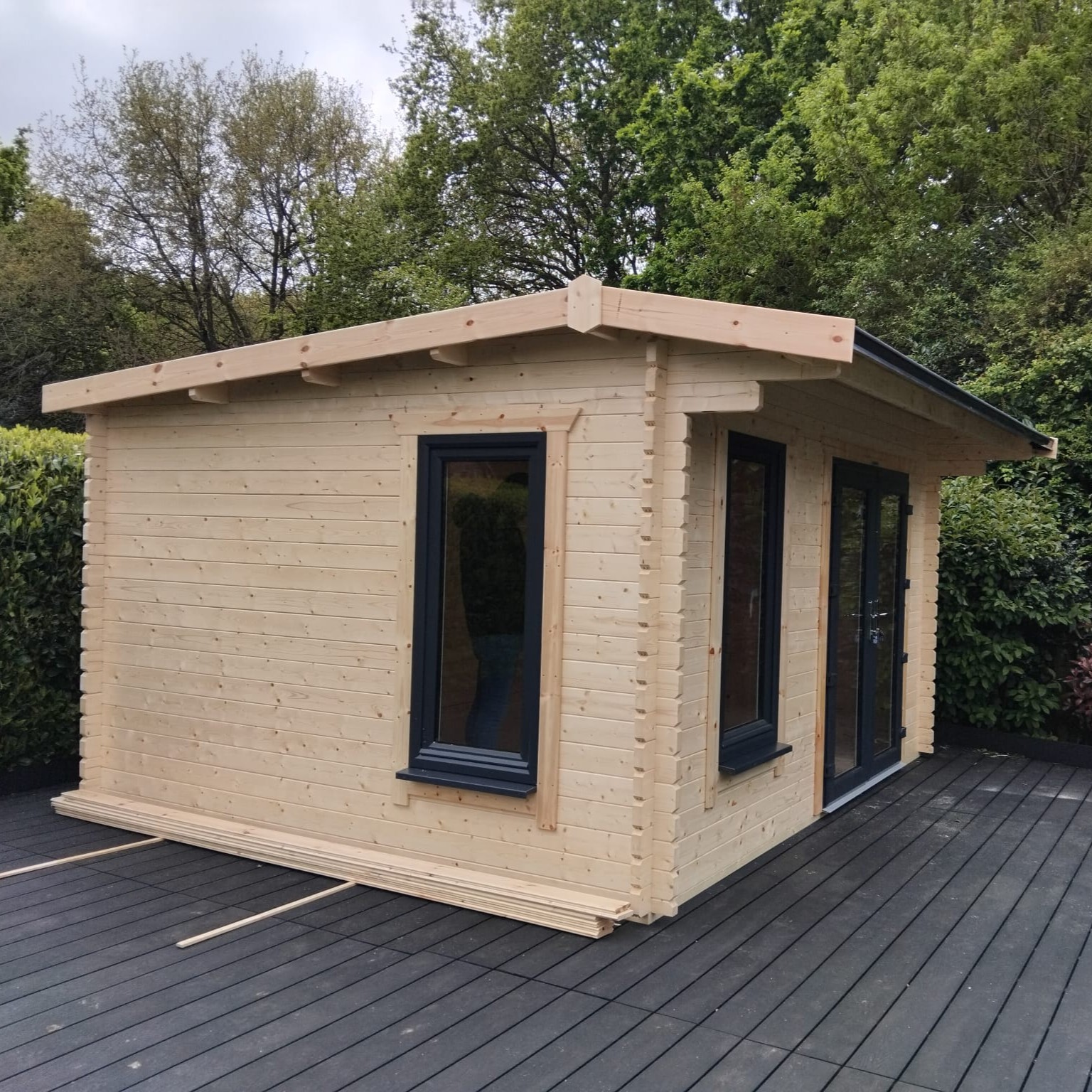 Power Apex Log Cabin (DDW) 4.2m x 3.6m