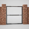 Adjustable gate frame black - Image 3