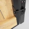 Adjustable gate frame close up
