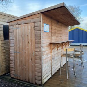Pub shed 3.0m x 1.2m