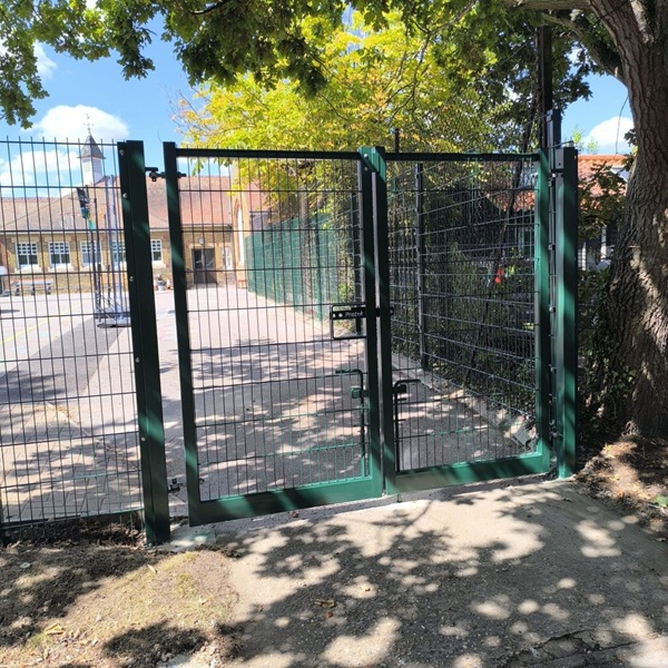 Green 656 Twin wire fencing and gates