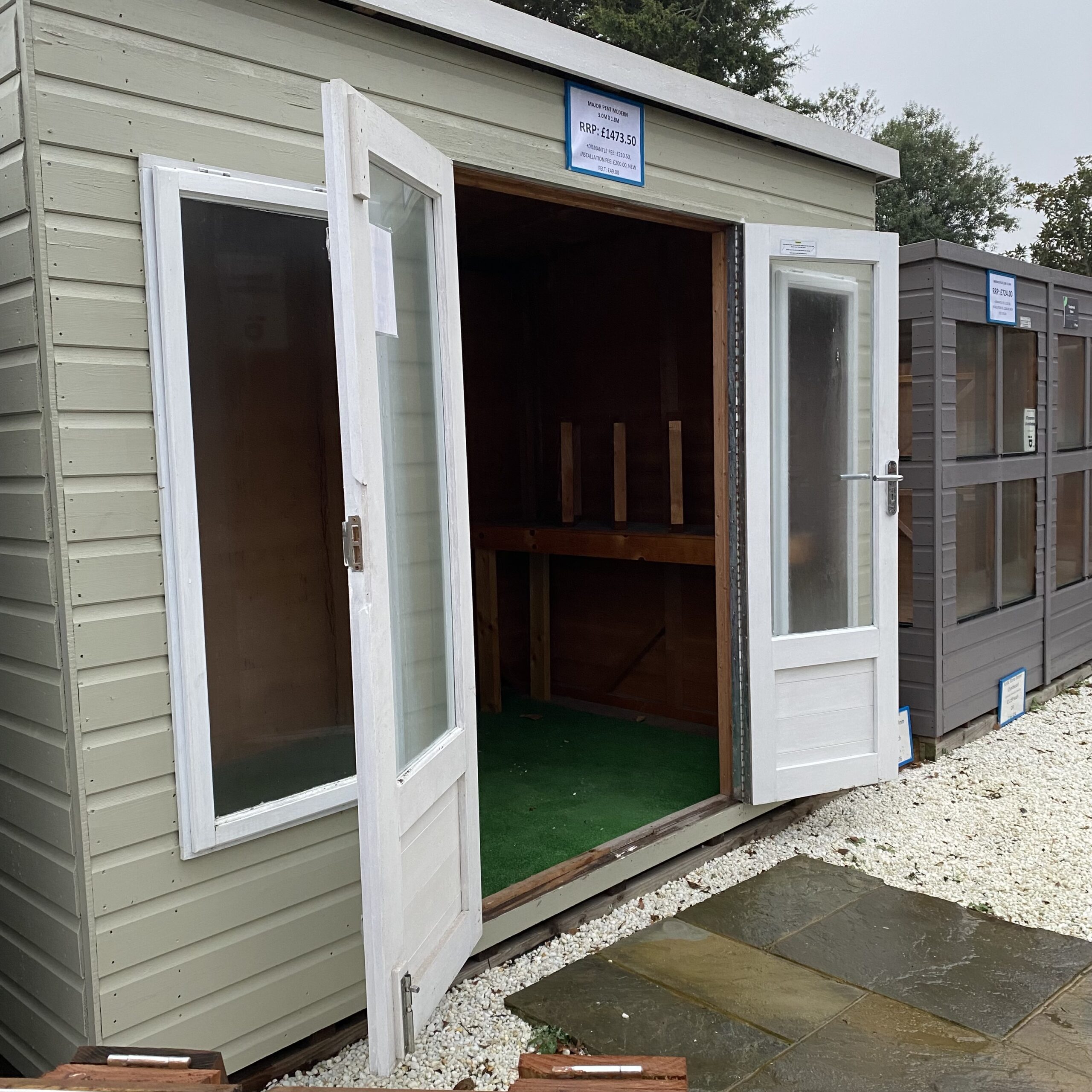 EX-DISPLAY Major Pent Modern 3.0m x 1.8m - Image 3