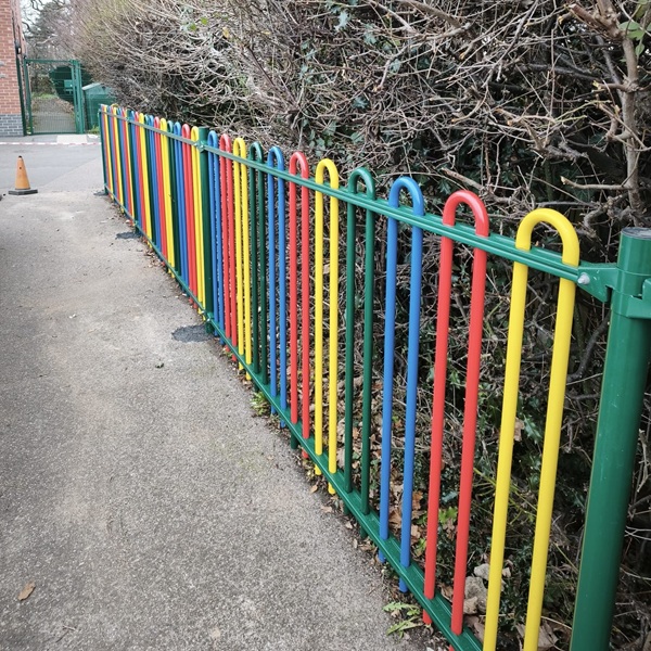 Kaleidoscope bow top railings