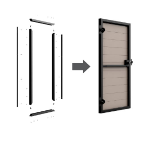 DuraPost Vista Gate Aluminium Surround