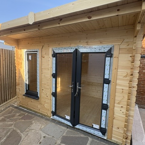 Power Pent Log Cabin DDW, 3.6m x 2.4m