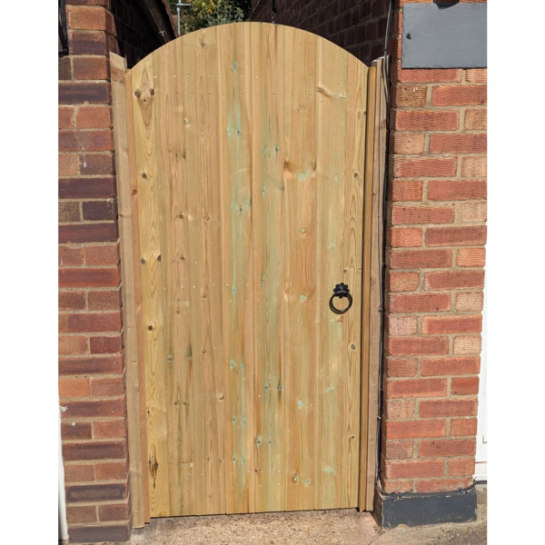 Framed Arch Top TGV gate green